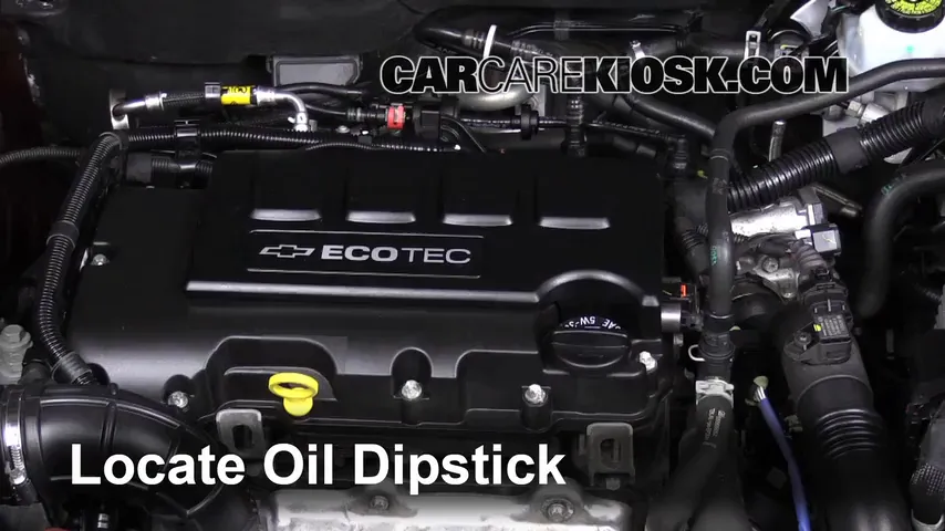 2013 Chevrolet Cruze LT 1.4L 4 Cyl. Turbo Oil Check Oil Level